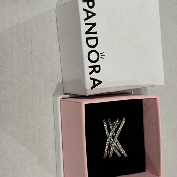 Authentic Pandora Cosmic Lines Ring - Picture 3 of 7